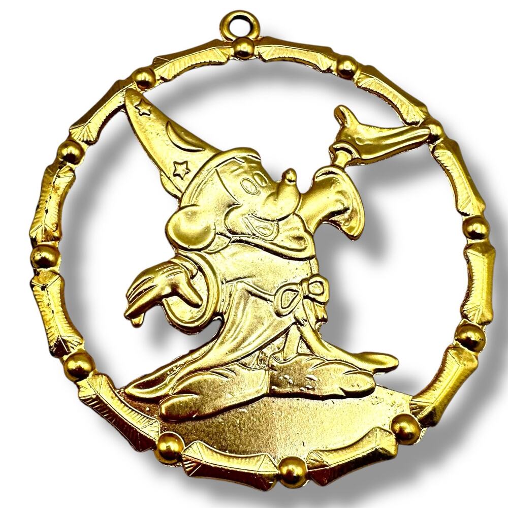 Keep the Magic Alive Mickey Mouse Sorcerer's Pendant or Holiday Ornament 1980s